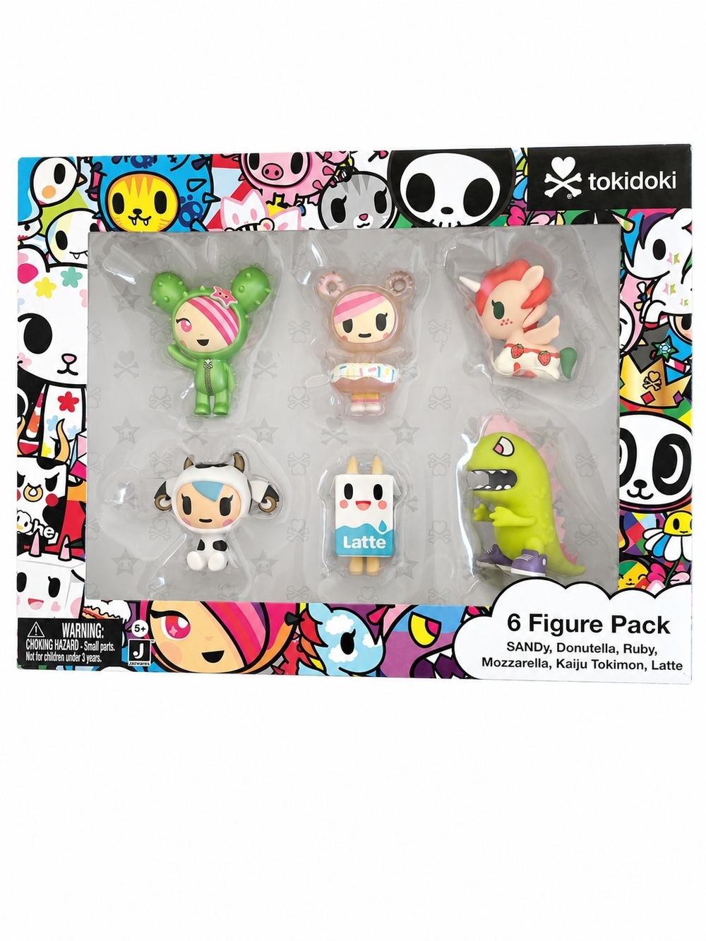 tokidoki Kids 6-Figure Pack - Multicolor Tokidoki Characters NIB